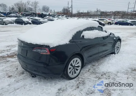 2021 Tesla Model 3 Standard Range Plus Rear-Wheel Drive из США, поврежденный, VIN 5YJ3E1EA3MF032423